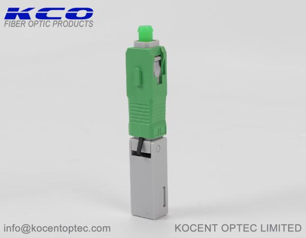 Telecom Field Installable Fiber Optic Connector 0.3dB 3D SC/APC SC/APC Green Color