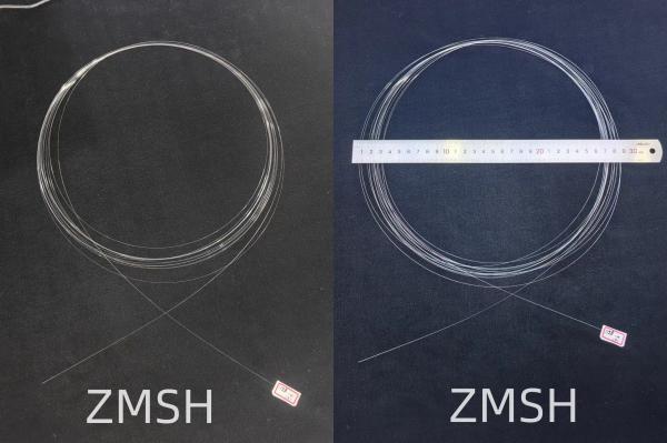 500um 100um 25um Sapphire Fiber Optic Cable Fibra de comunicação de linha