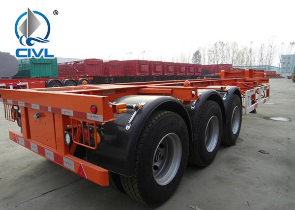 2/3/4Axles Low Flatbed Trailer With Jost Landing Gear And Fuwa Axle  40t-100t Payload Capacity