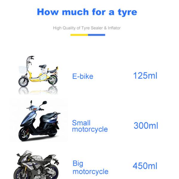 Sealant автошины Inflator уплотнителя покрышки OEM прокол быстрого автомобильного анти-