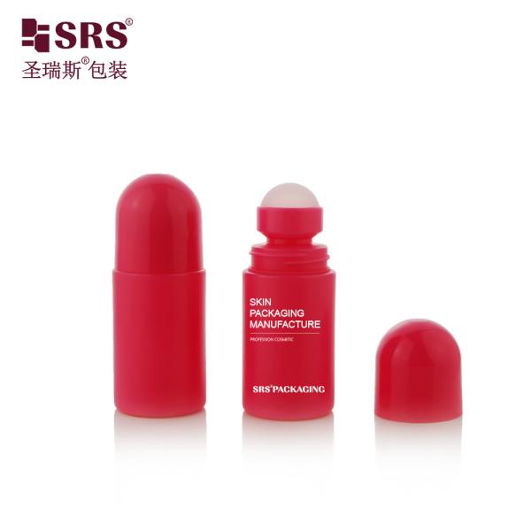 2oz 3oz White Roll On Deodorant Bottle With PP Plastic Cap And Roller Ball