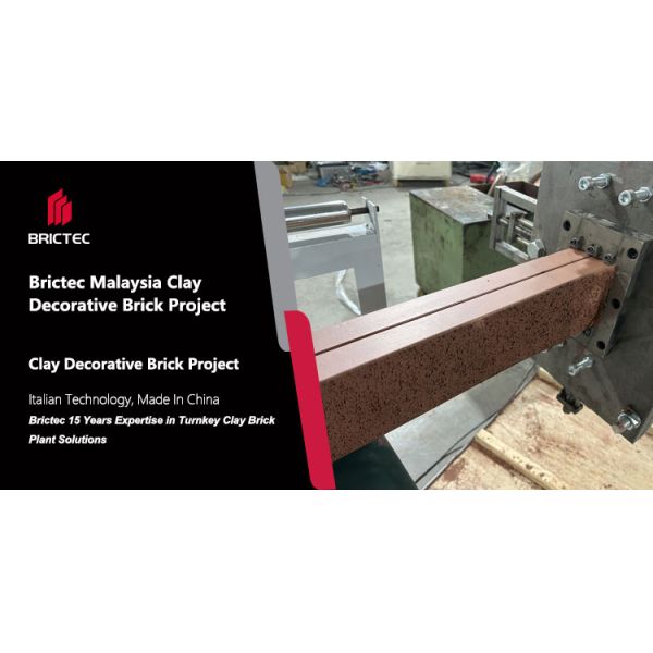 Custom Decorative Brick Project with Automated Glazing System and Wet Plastic Extrusion Process for Daily Output 85,000 Pieces