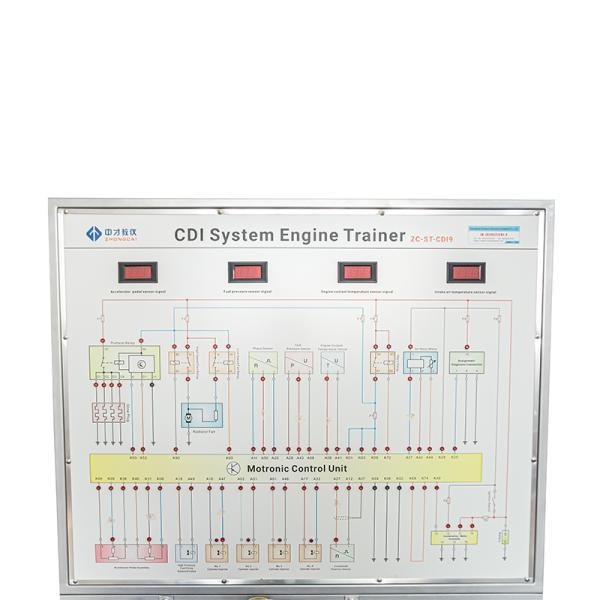 Formateur de moteur diesel commun ferroviaire avec plateforme de formation à transmission manuelle