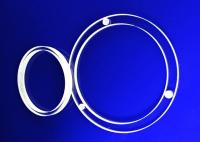 Large Vessel Quartz Tube Flange , Vacuum Flange Fittings Epaque Quartz Color