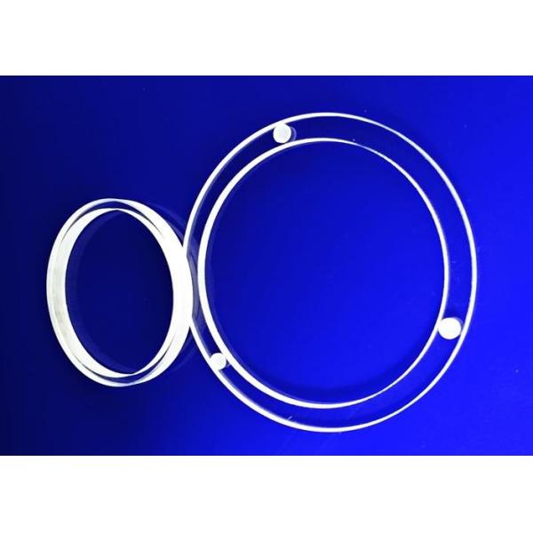 Ясная поверхностная пропускаемость фланца 80% вакуума трубки кварца большая УЛЬТРАФИОЛЕТОВАЯ