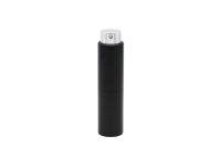 Negro de aluminio del perfume 10ml de la torsión del probador del cilindro cosmético recargable de la botella