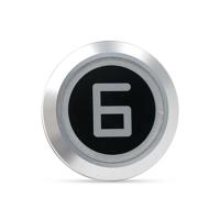 Commutateurs de bouton poussoir infrarouges menés par bouton poussoir d'ascenseur de Touchless d'indicateur de rond d'OIN pour la villa