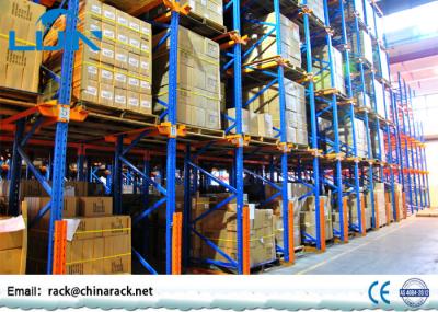 Adjustable Drive In Drive Through Racking System Customized Size Q235B Cold Steel