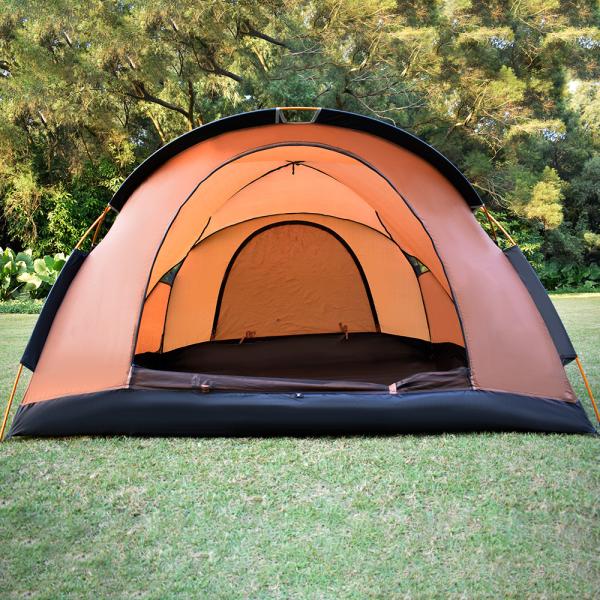 Aluminum Pole 3 Persons 210T PU2500MM Ez Up Camping Tent