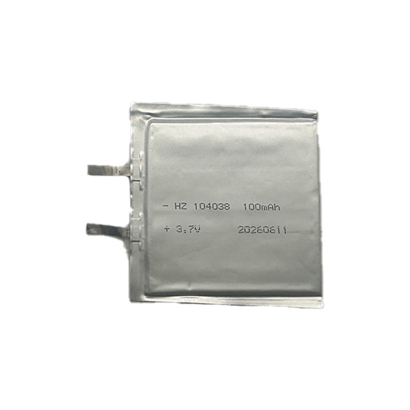 Ultra-Thin 1mm 104038 3.7V 100mAh Rechargeable High Temperature Li-Po Battery