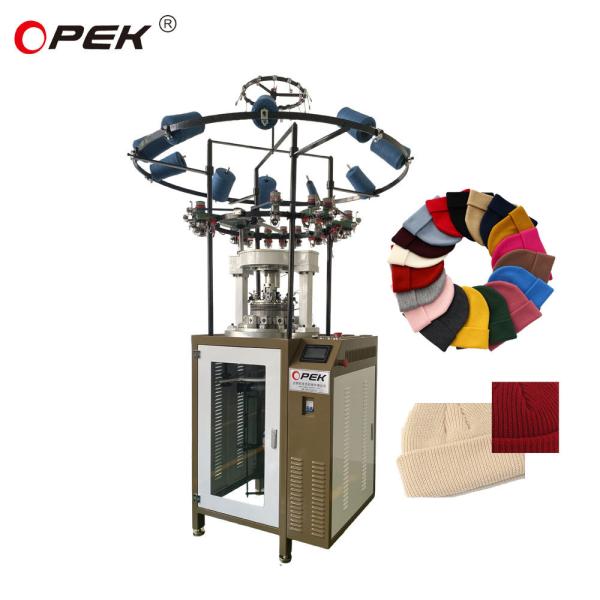 7G-18G Gauge Knitting Machine for OPEK Rib Knit Polyester Hats and Stylish Wool Hats