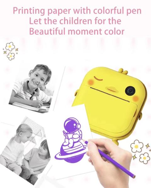 特殊熱紙 子供用 即時印刷カメラ 充電時間約2時間 印刷紙サイズ