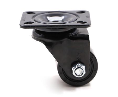 600kg Swivel Plate Caster Wheels 63mm Low Profile Heavy Duty Casters With Brake