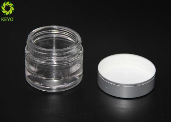 Glass Cosmetic Containers And Jars With Plastic Lid 5g 10g 15g 20g Optional