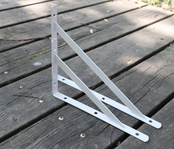 Heavy Duty Corner Shelf Bracket / Heavy Duty Steel Angle Brackets 30mm 10 Inch