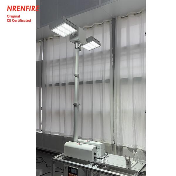 fire truck mounting pneumatic telescopic mast light 1.8m roof top mounted-NR-R1800-240