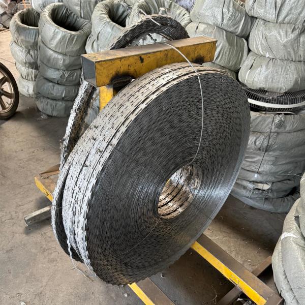 Фабрика прямая горячая оцинкованная стальная проволока сетка ограждение ржавчина-устойчивая бритва колючая проволока BTO-22 для безопасности для тюрем