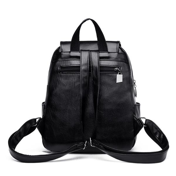 Wholesale Latest Design Fashion Customised Logo Pu Leather Handbags Women Backpack Bag For Women