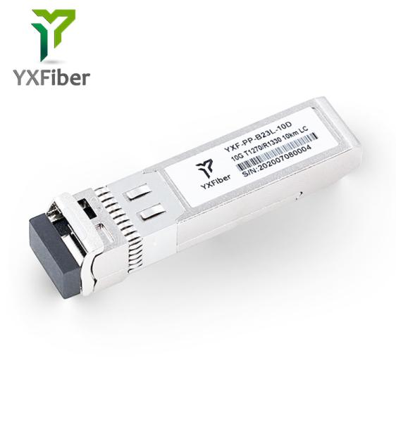 Módulo ótico dos DOM SFP de SFP-10G-BX BIDI SFP+ 10km 1270Tx/1330Rx LC SMF DFB Ddm