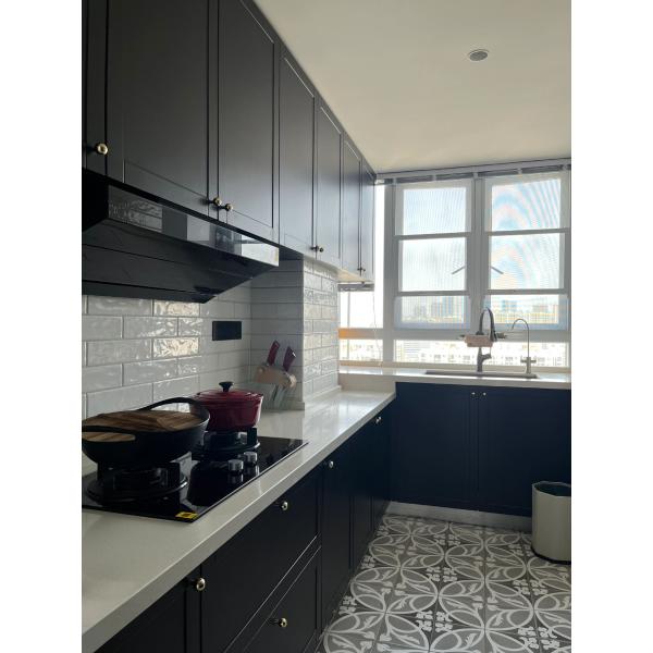 Modern Kitchen Cabinets with Quartz Granite Marble Countertops