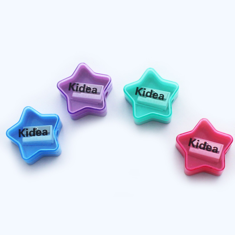 wholesale single hole star shape plastic pencil sharpener