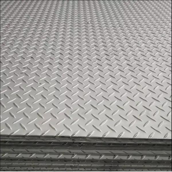 Diamond Stainless Steel Chequered Plate feuille à carreaux de plat de 0.3mm - de 20mm