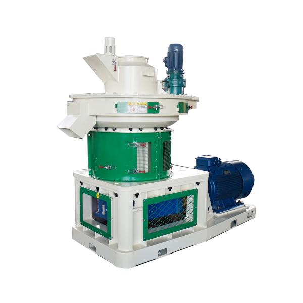 Double Layer XGJ560 Biomass Sawdust Pellet Making Machine 90KW 1-1.5 T/H