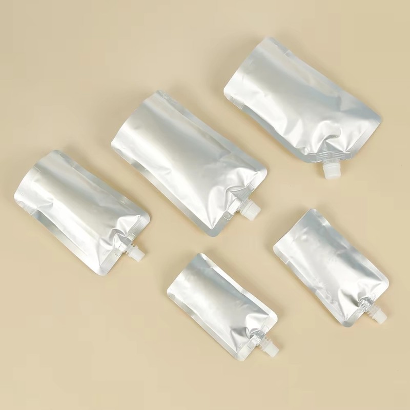 Aluminum Foil Laminated Spout Pouch | Multi-Layer PE/AL/PA Stand Up Spout Bag With Cap