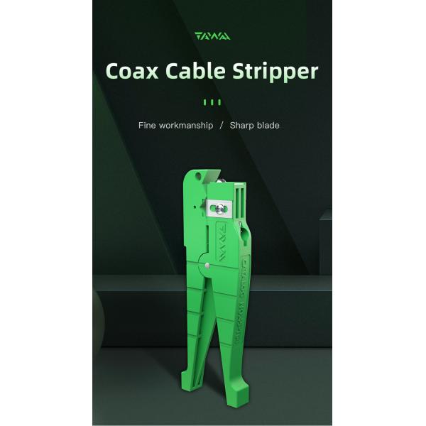 FONGKO 45-164 Desmonte de cables coaxial para desmonte de alambre Diámetro de cable verde de 6.4 mm a 14.3 mm