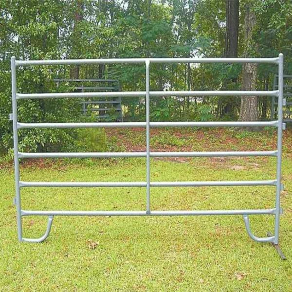 Heavy Duty Hot Dipped Galvanized Corral Panel Fence Round Pipe Horse Panels