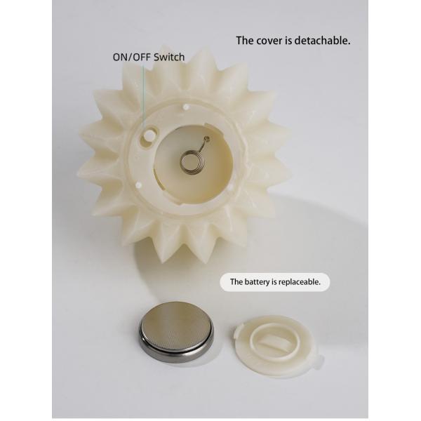 Birthdays LED Lanterns Battery LED Candles With 3D Effect Paraffin Wax Flameless Candles