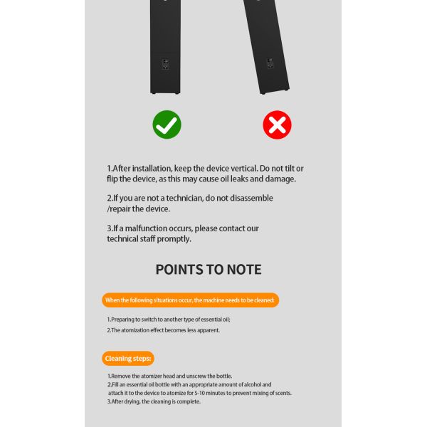 5000cbm Coverage Commercial Aroma Diffuser Bluetooth APP Control 26W