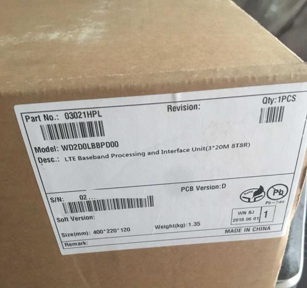 LBBPd4 WD2D0LBBPD00 03021HPL  LTE baseband processing unit d 2 card for bbu 3900 3910  5900