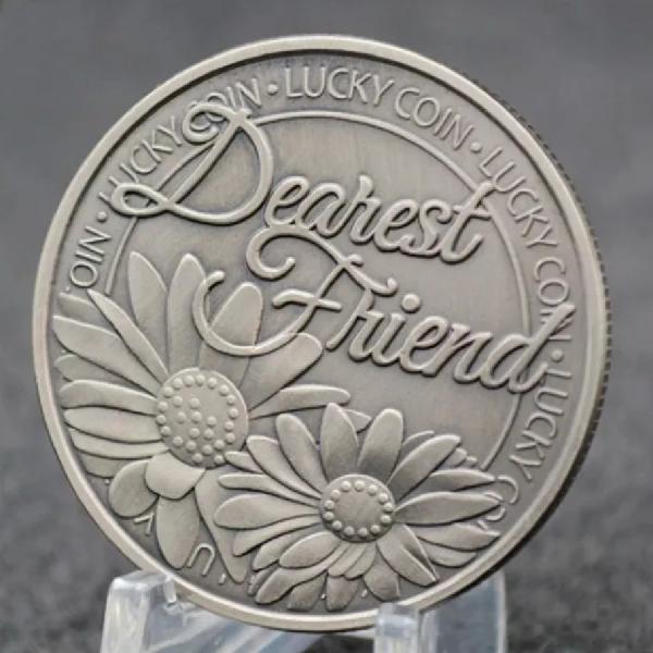 Blank Engravable Navy Military Commemorative Silver Coins Custom 3mm To 10mm