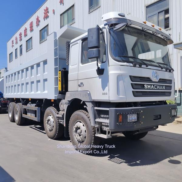 Shacman 30m3 Largo Box 8X4 12 Wheeler Heavy Duty Dump Truck 400HP Diesel Engine New Condition Tipper Truck