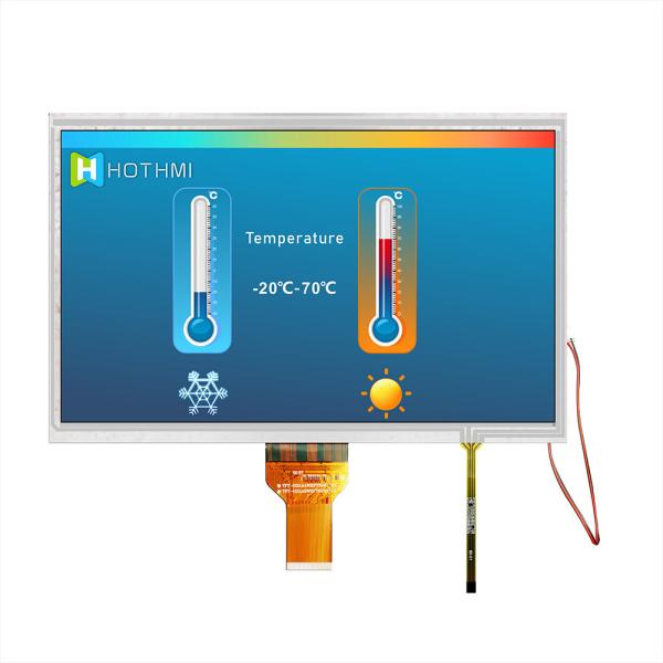 10.1 Inch Resistive TFT LCD Display With 1024x600 resistive touch