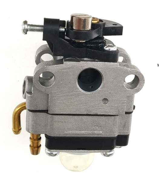 2 Stroke Carburetor with Clear Primer Bulb and Die-Cast Aluminum Body for Small Gas Engines - Pre-Calibrated Factory Settings