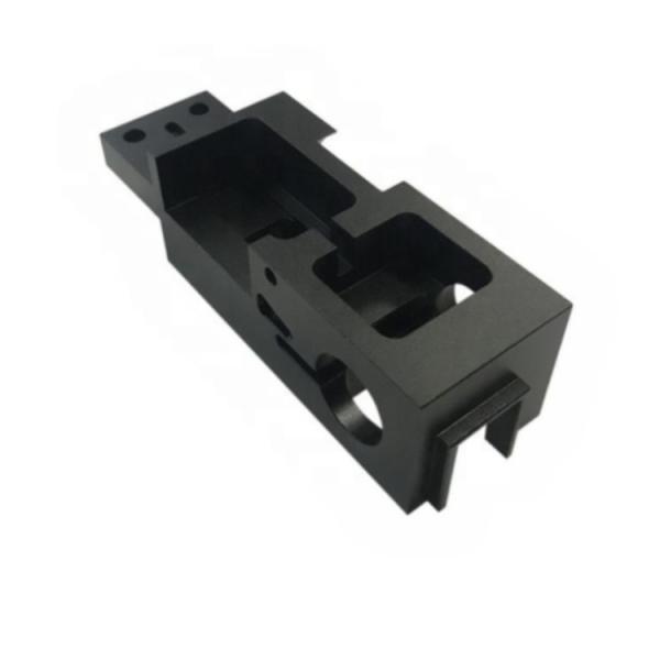 High Precision CNC Milling Parts Black Sandblasting Anodizing 7075 Aluminum Alloy