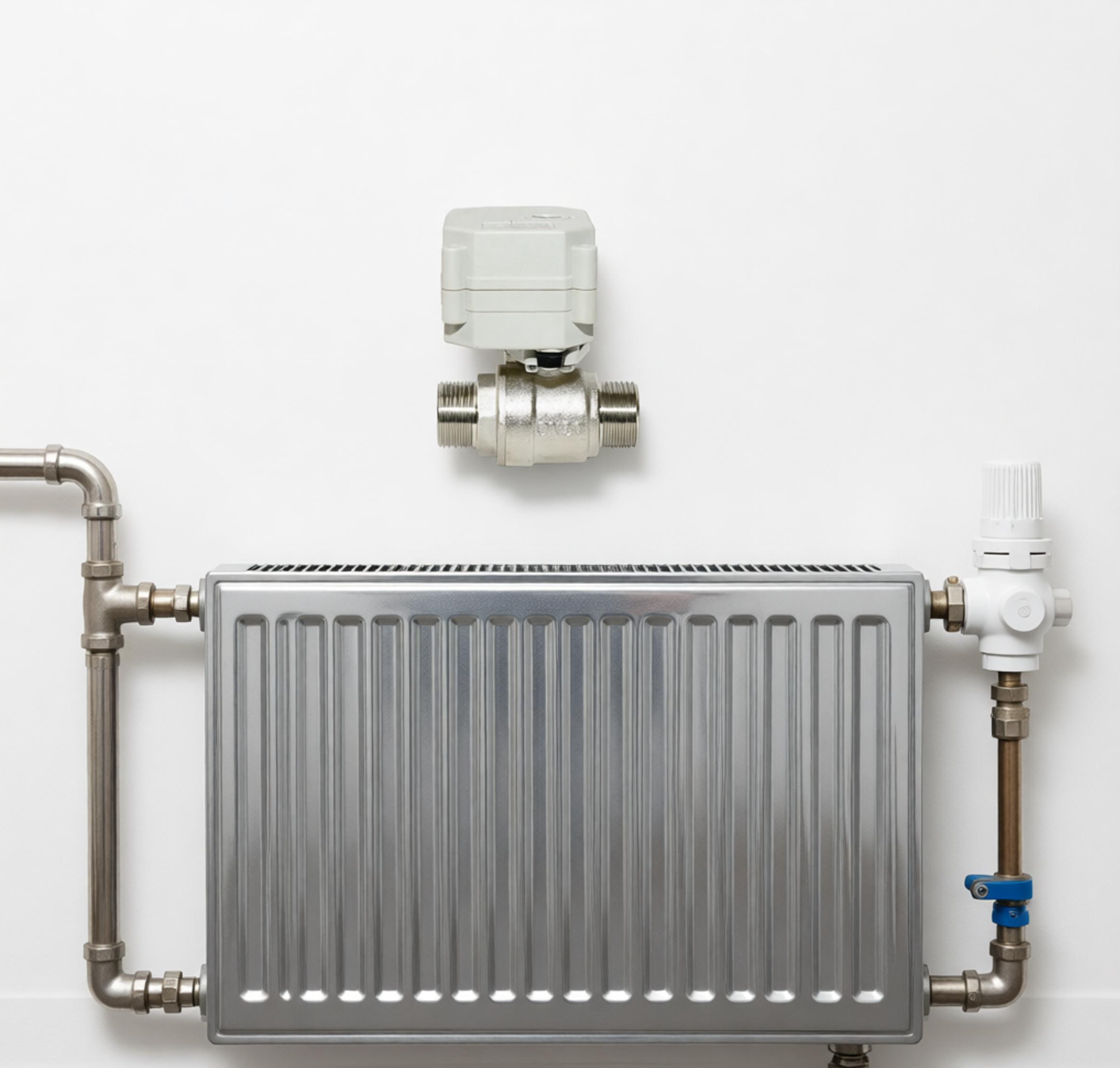 Etrany 2 Way DC12V 3/4'' Female-male Nickel Plated Brass Water Flow Control Electric Actuator Ball Valve IP67 Protection
