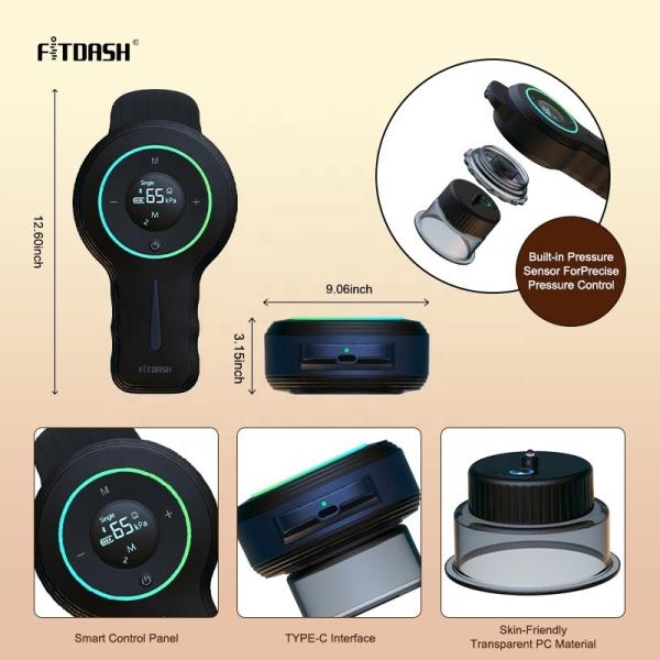 6 Size Cups and Remote Control Vacuum Therapy Machine for Pain Relief Button Function