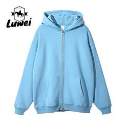 Grátis Designer Melanina Pesado Slimfit Superdimensional Pesado 360g Algodão Zip Hood Hoodies personalizados