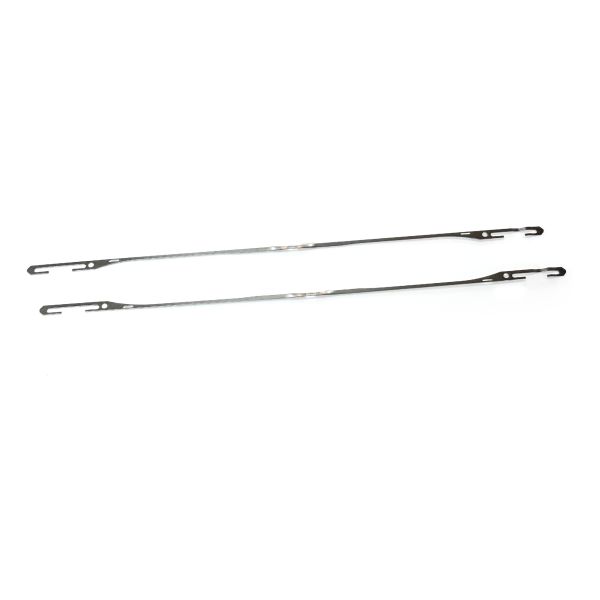 C Type Heald Wires Duplex Textile Wire Heald 280mm Textile Machinery Weaving Loom Parts