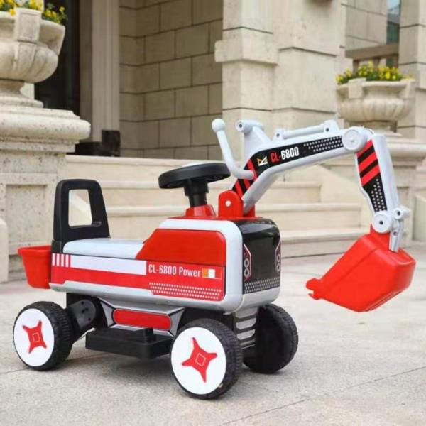 Ride On Toy Electric Car Excavator 6V Battery For 3-7 Years Old Children GW/NW 19.5/16.5