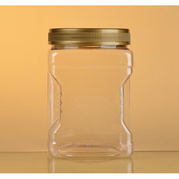 275mm Height Food Grade 2 Gallon Cookie Jar With Black Lid