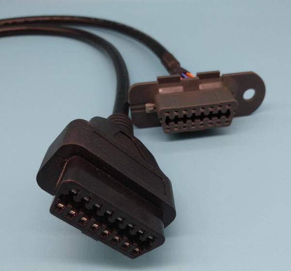 OBD2 OBDII Male to Volvo OBD2 Female and OBD2 Female Splitter Y Cable