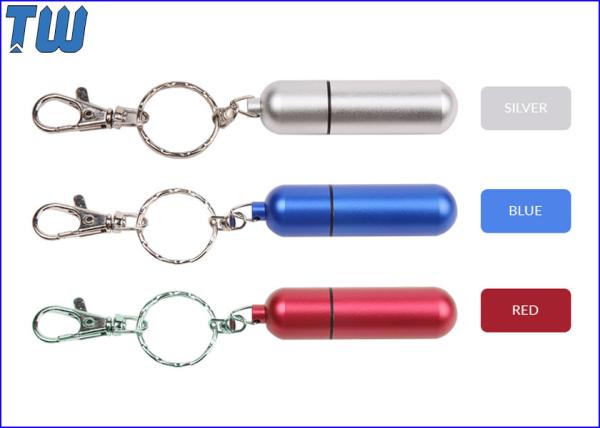 IP65 Waterproof Full Metal 8GB Pen Drives Memory Disk Pill Free Key Ring