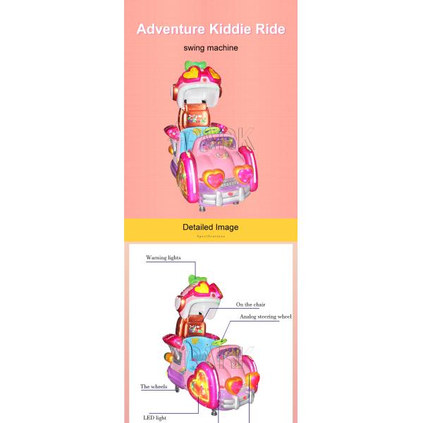 Plastic Material Coin Operated Children 's Rides On Car Toy Machine For Star Hotels