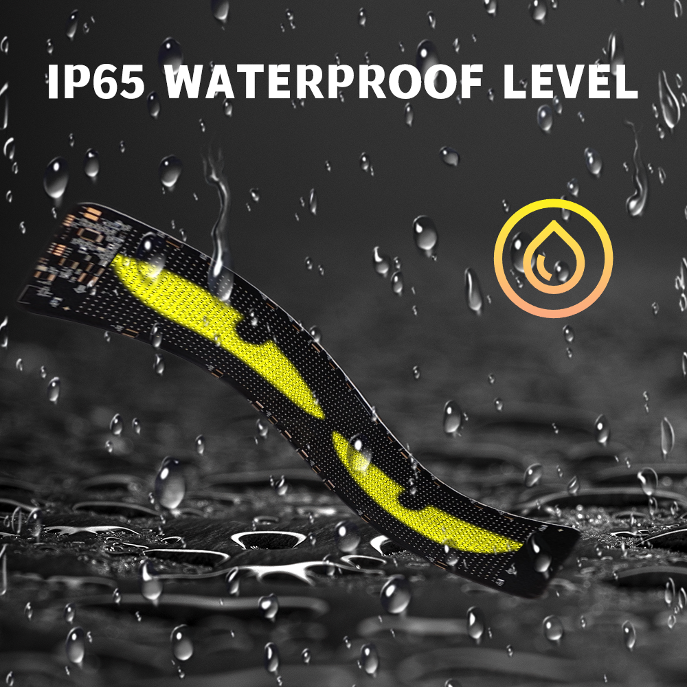 Customizable Size Truck Car Window Led Display Multi Color Control 10W 5V 12A