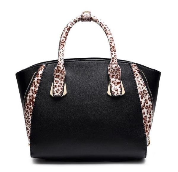 2016 spring new leisure leopard bat bag pu leather shoulder bag Mobile Messenger