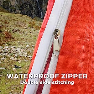 Emergency Tent, 2 Person Tube Tent Survival Shelter Paracord, Stakes, Whistle Ultralight Survival Tent Emergency